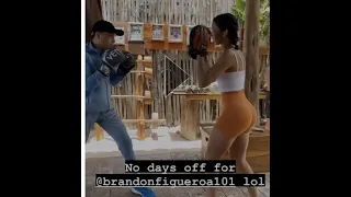 World Champion Brandon Figueroa trains with his sister in Tulum!!!