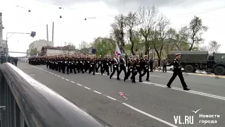 Центр Владивостока сегодня перекрыли на репетицию парада