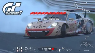 [Gran Turismo 7] Drift Trial at Tsukuba Circuit Porsche 911 RSR Over 41K pt / 筑波 ドリフトトライアル 4.1万pt