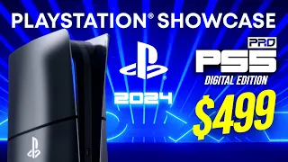 🔥NEW [PS5 PRO] DIGITAL EDITION PRICE (SHOWCASE 2024) PS5 PRO SPECS, RELEASE DATE, MORE LEAKS