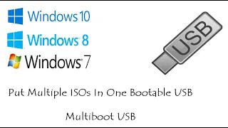 How to Put Multiple ISO Files in One Bootable USB Disk