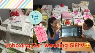 Unboxing Our Wedding Gifts