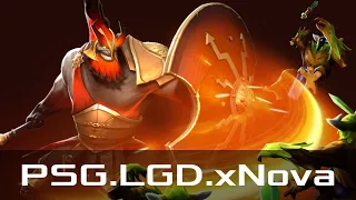 PSG.LGD.xNova — Mars, Offlane (Aug 2, 2020) | Dota 2 patch 7.27 gameplay