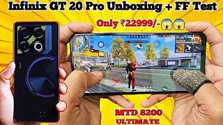 Infinix GT 20 Pro 5G Unboxing With Free Fire Test | Infinix GT 20Pro FF Heating + Battery Drain Test