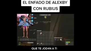 Alexby se enfada con el Rubius en directo *que te jodan a ti*