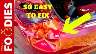 How To Fix A Dent in A Plastic Car Bumper With Boiling Water