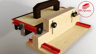 Great Jig!! Always Safety cut using table saw - Adjustable Push block Table saw