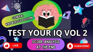 💡ARE YOU A GENIUS? Vol 2- 20 IQ QUIZ🌟