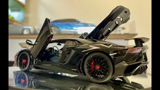 1:18 Autoart Lamborghini Aventador LP750-4 SV - Gloss Black