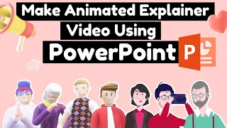 Create Animated Videos using powerpoint (Super Easy) in 1 minute