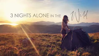 3 Nights Alone in the Wild • A Mixed Weather Solo Summer Adventure