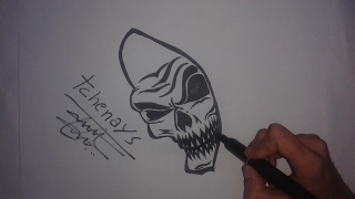 How to Draw Skeletor from He-Man tattoo