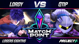 Match Point #5 - Project+ - Losers Eighths - Lordy (Ike) vs Qtip (Meta Knight)