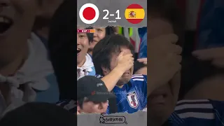 Germany Crying! 😢 Japan VS Spain World Cup 2022 Highlights 🔥🔥 #Shorts #Football #Goal