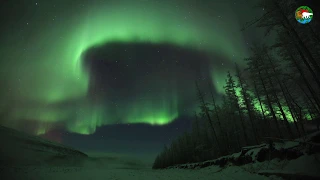Плато Путорана. Северное сияние на Аяне / Siberia. Northern lights