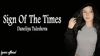 Daneliya Tuleshova - Sign Of The Times (Lyrics)/AGT 2020