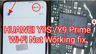 Huawei y9s y9 prime Wi-Fi Not Working fix solution/Y9S Wifi Problem fix