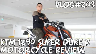 Vlog#203 KTM 1290 Super Duke R Motorcycle Review Singapore