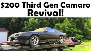 Yard Sale Third Gen Camaro Revival - From Dead To Driving!