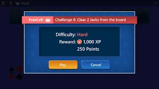 World Tour Mini Game #8 | January 24, 2021 Event | FreeCell Hard