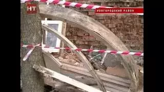 В Новоселицах произошло частичное обрушение здания Аракчеевских казарм