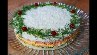 Вкуснейший САЛАТ НА НОВЫЙ ГОД 2019! Такого Салата Всегда Мало! SALAD FOR NEW YEAR 2019