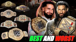 🔥 Ranking Every WWE Championship Title In 2023 | Best and Worst Champions In WWE