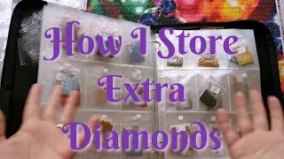 How I "Kit-Down" a Diamond Painting & Excess Drill Storage