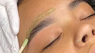 Eyebrow wax and shaping tutorial