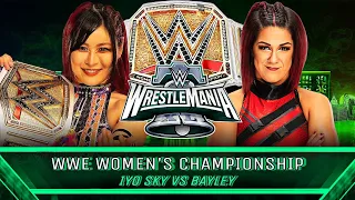 WWE 2K23 - IYO SKY Vs Bayley - WWE Women's Championship | WWE WrestleMania 40