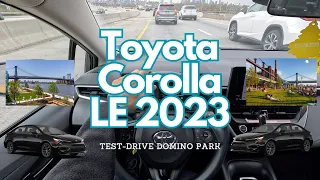 Toyota Corolla Le 2023 POV Drive to Domino Park