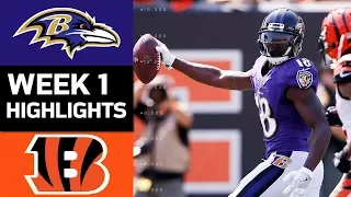 Ravens vs. Bengals | NFL Week 1 Game Highlights