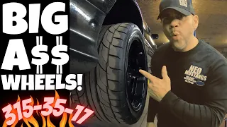 How I Fit Fat A$$ wheels On a Foxbody NO CUTTING! 10.5" & 315's