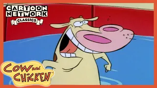 Ko och Kyckling | Tre avsnitt av Ko och Kyckling | 🇸🇪 Svenska Cartoon Network