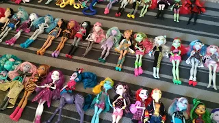#1Todas las Muñecas Monster high que tengo 💖 all my dolls that I bought from Facebook market . #1