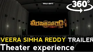 Veera simha reddy trailer | Theater experience | 360° | Balakrishana | Shruti haasan | Thaman s