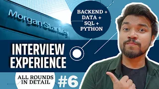 Morgan Stanley Interview Experience | Backend/Software Developer - SQL Interview Question Answers