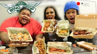 WINGSTOP MUKBANG FT DANAY AND LEO | WE TRYED THE ATOMIC WINGS (HILARIOUS)