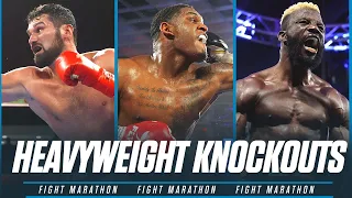 Heavyweight Knockouts Leading Up To Anderson vs Merhy | FIGHT MARATHON