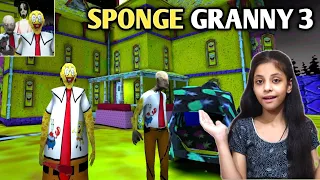 Granny 3 | Sponge | sponge granny 3 | full gameplay | youtuber sisters