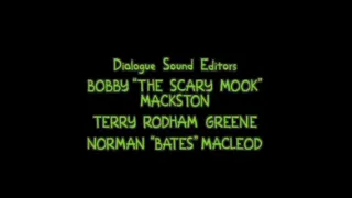 The Simpsons Treehouse Of Horror IX End Credits