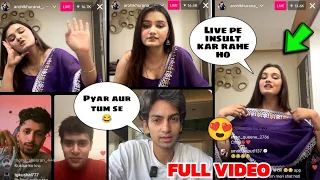 Arohi Instagram Live With Chill Gamer 😍 Full Live Video !