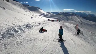 Piste 1 and 13 Kitzsteinhorn/Kaprun ski