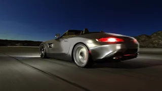 AMG GT Roadster Drive Scene with Blender 2.9x #mercedes #blender3d #amg #carmodelling #cgi