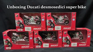 Unboxing Ducati desmosedici super bike