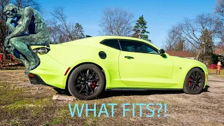 Camaro SS Winter wheel and tire setup (6th gen 1LE with Brembos)