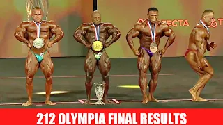 212 Olympia Results