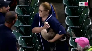 Video Extra: Goose on the loose in baseball park