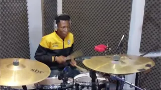 WAZEE (24) BY AGAPE GOSPEL BAND DRUM COVER THE LAST SEBEN OF THE SONG