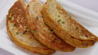 10 Minutes Snack Recipe Ramadan Special,Potato Quesadilla,Potato Tacos By Recipes of the World